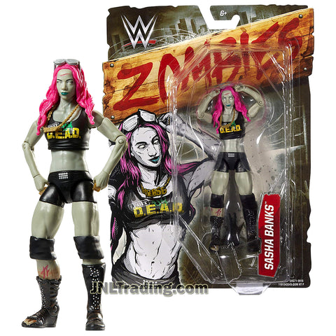 World Wrestling Entertainment Year 2016 WWE Zombies Series 6 Inch Tall Figure - Zombified SASHA BANKS