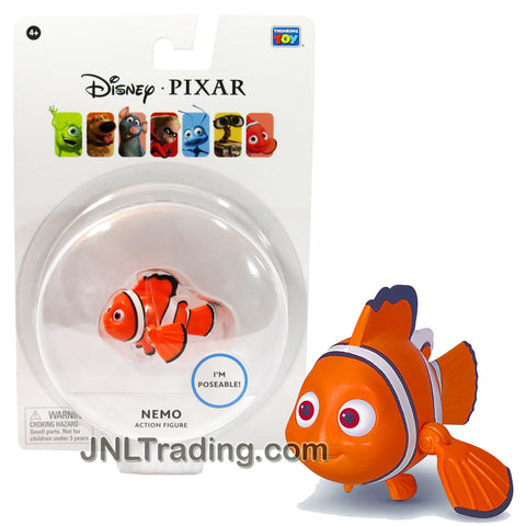 Thinkway Toys Disney Pixar Finding Nemo Movie Series 2-1/2 Inch Long Poseable Action Figure - Clownfish NEMO