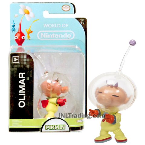 Year 2015 World of Nintendo Pikmin Series 2-1/2 Inch Tall Mini Figure - Captain OLIMAR with Helmet