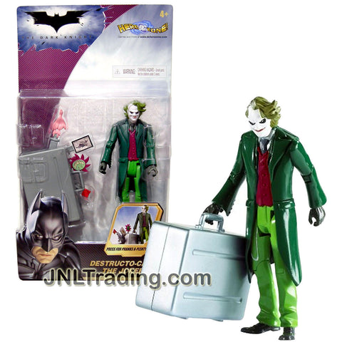 Year 2007 DC Comics Batman The Dark Knight Series 5 Inch Tall Action Figure : DESTRUCTO-CASE THE JOKER M5060 with Mischievous Gadget Suitcase