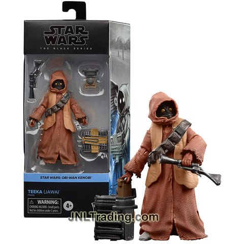 Year 2022 Star Wars Obi-Wan Kenobi The Black Series 4 Inch Tall Figure - TEEKA (JAWA) with Ion Blaster, Thruster and Cube Box