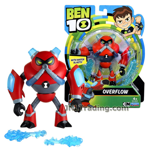 Cartoon Network Year 2017 Ben 10 Series 4-1/2 Inch Tall Figure - OVERFLOW with Water Blasts