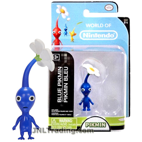 World of Nintendo Year 2016 Pikmin Series 2-1/2 Inch Tall Mini Figure - BLUE PIKMIN with Display Base