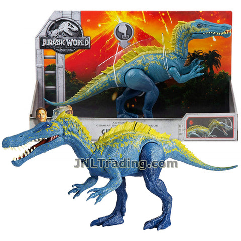 Year 2017 Jurassic JW World Series 13 Inch Long Dinosaur Figure - SUCHOMIMUS with Chomping Action