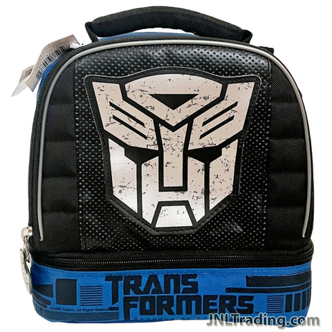 Transformers Movie Revenge of the Fallen Series Double Compartment Soft Insulated Lunch Bag with Image of Autobot Symbol