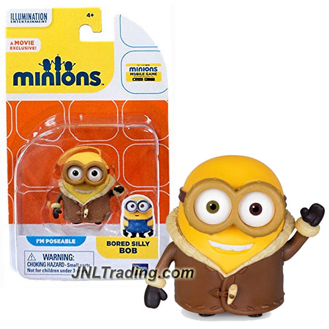 Thinkway Toys Illumination Entertainment Movie Minions 2 Inch Tall Figure - BORED SILLY BOB