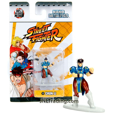 Jada Toys Street Fighter Nano Metalfigs Series 2 Inch Tall Die Cast Metal Figure : SF3 CHUN-LI