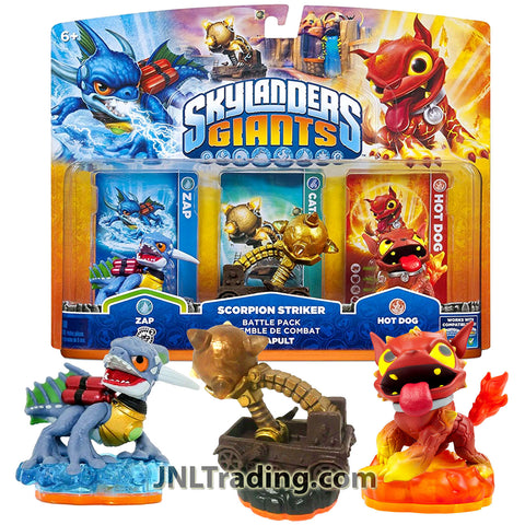 Activision Skylanders Giants Series SCORPION STRIKER CATAPULT Battle Pack with ZAP and HOT DOG