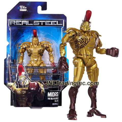 Jakks Pacific Year 2011 Real Steel Movie Series 8 Inch Tall Action Figure - The Gold-Blooded Killer MIDAS with Signature Move 1/2 Jab