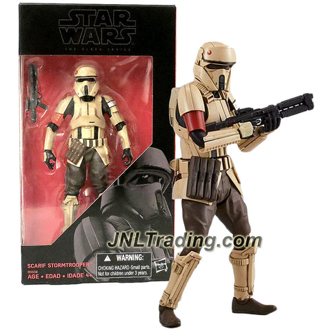 Year 2016 Star Wars The Black Series Rogue One 6 Inch Tall Figure - SCARIF STORMTROOPER B9608 with Blaster Gun