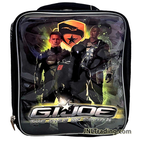 GI JOE The Rise of Cobra Soft Insulated Single Compartment Lunch Bag with Image of Duke, Snake Eyes and Heavy Duty