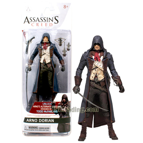 Year 2014 McFarlane Toys Assassins Creed Series 6 Inch Tall Figure - ARNO DORIAN with Gun, Sword, Wrist Mounted Crossbow and Blade