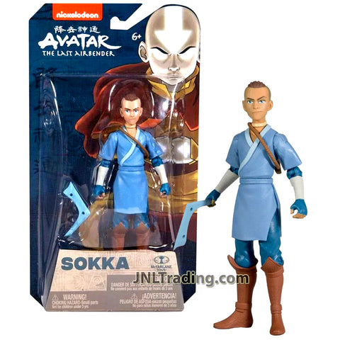 Year 2021 Avatar the Last Airbender Series 6 inch Tall Figure - SOKKA with Boomerang