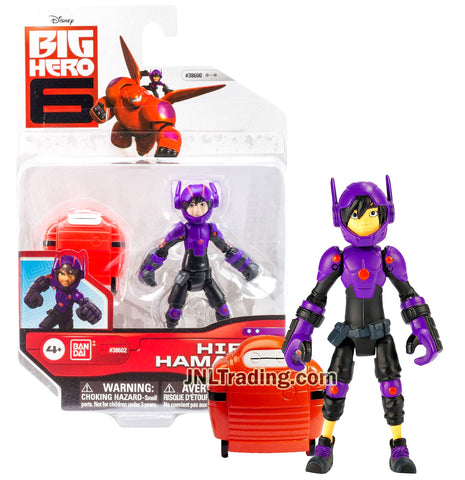 Year 2014 Disney Big Hero 6 Movie Series 4 Inch Tall Action Figure - HIRO HAMADA with Mini Baymax