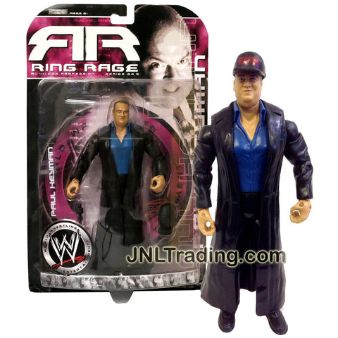 Jakks Pacific Year 2006 World Wrestling Entertainment WWE Ring Rage Series 7 Inch Tall Figure - PAUL HEYMAN with Baseball Cap and Microphone