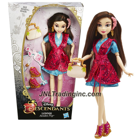 Hasbro Year 2014 Disney Descendants Series 12 Inch Doll - Auradon Prep Daughter of Mulan LONNIE with Earrings, Hairpin and Purse