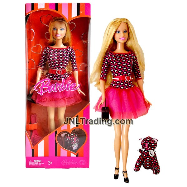 Year 2007 Barbie XO Valentine Series 12 Inch Doll
