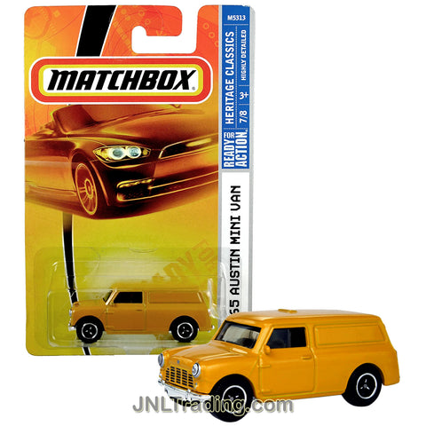 Matchbox Year 2007 Heritage Classics Series 1:64 Scale Die Cast Car Set #7 - Amber Color '65 AUSTIN MINI VAN M5313