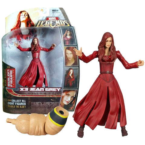Hasbro Year 2006 Marvel Legends Blob Series 6 Inch Tall Action Figure - X3 JEAN GREY with Blob's Right Arm