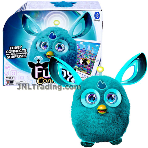 Furby Year 2016 Connect Series 6 Inch Tall Electronic App Plush Toy Figure - TEAL Color FURBY with Light-Up Antenna