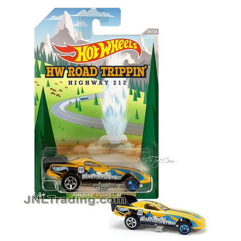 Year 2013 Hot Wheels HW Road Trippin' Series 1:64 Scale Die Cast Car Set 25/32 - Highway 212 FIREBIRD FUNNY CAR