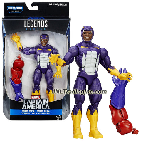 Hasbro Year 2015 Marvel Legends Build A Figure RED SKULL Series 7 Inch Tall Action Figure - Forces of Evil COTTONMOUTH with Red Skull's Right Arm