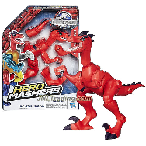 Jurassic World Year 2015 Hero Mashers Series 6 Inch Tall Dinosaur Figure - VELOCIRAPTOR with Detachable Arms, Legs and Tail