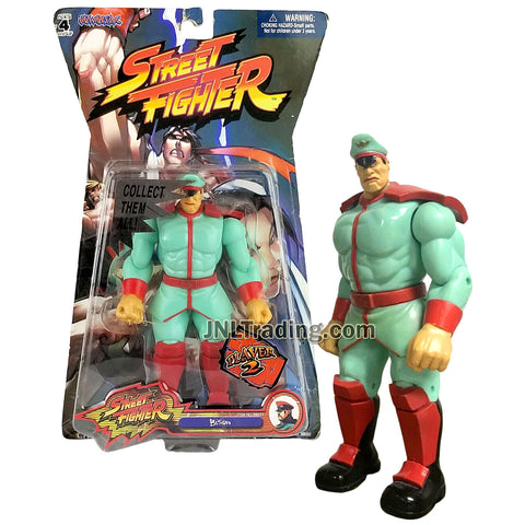 Year 2005 Capcom Street Fighter Series 7 Inch Tall Figure - BISON (Player 2) in Light Green Outfit