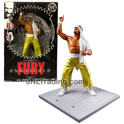 Jakks Pacific Year 2007 World Wrestling Entertainment WWE Platinum Edition Fury Unmatched Series 8 Inch Tall Figure - SABU with Display Base