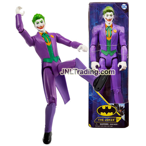 Year 2020 DC Comics Batman Series 12 Inch Tall Action Figure - THE JOKER (Purple)
