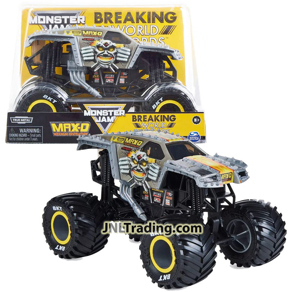 Year 2021 Monster Jam 1:24 Scale Die Cast Official Truck - Breaking World  Record MAX-D MAXIMUM DESTRUCTION with Monster Tires and Working Suspension