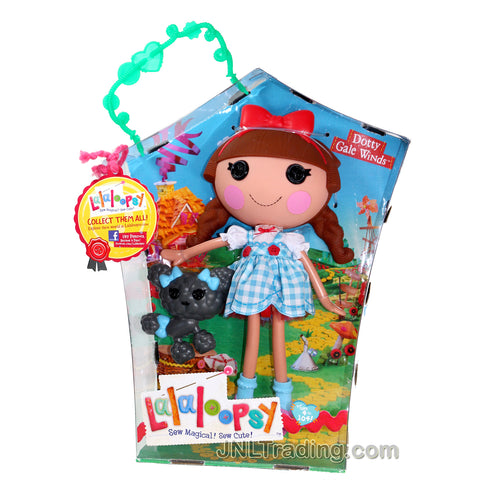 Lalaloopsy Sew Magical! Sew Cute! 12 Inch Tall Button Doll - Dotty Gale Winds with Pet Puppy Dog