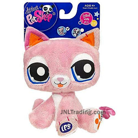 Year 2009 Littlest Pet Shop LPS 6 Inch Tall Plush Figure - Kitty Cat