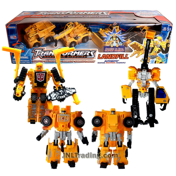 Transformer Year 2002 Robots In Disguise Series 4 Pack Robot