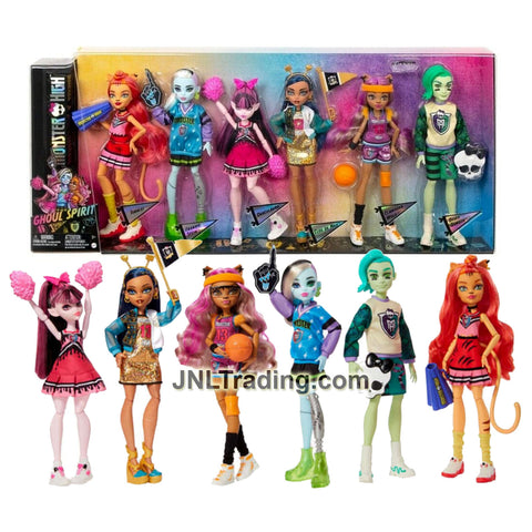 Year 2022 Monster High Ghoul Spirit Series Doll - TORALEI, FRANKIE STEIN, DRACULAURA, CLEO DE NILE, CLAWDEEN WOLF and DEUCE GORGON