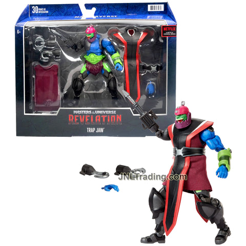 Year 2022 Masters of the Universe Revelation 7 Inch Tall Figure - TRAP JAW with Alternate Hands, Garment and Belt