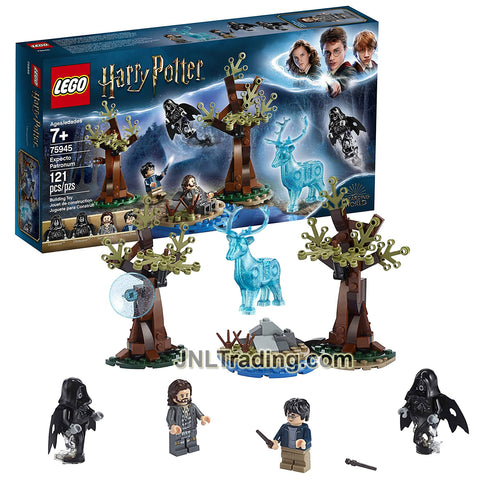 Year 2019 Lego Harry Potter Series Set #75945 - EXPECTO PATRONUM with Harry Potter, Sirius Black and 2 Dementors Minifigures (Pcs: 121)