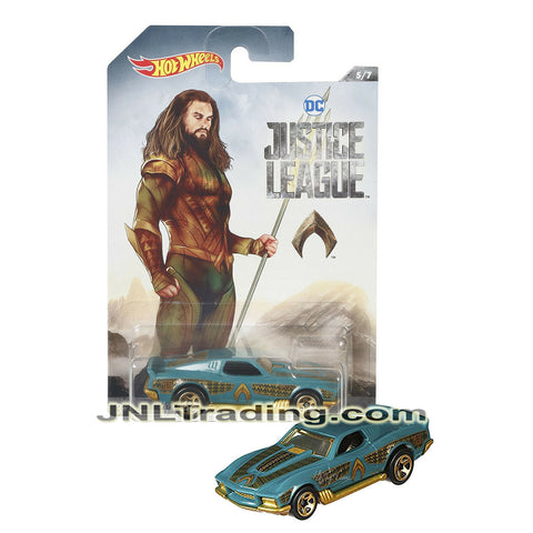 Year 2017 Hot Wheels DC Justice League Series 1:64 Die Cast Car #5 of 7 - BLVD BRUISER Aquaman