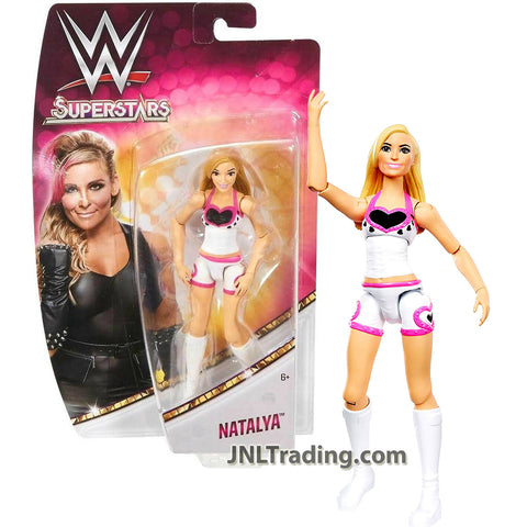 Year 2017 World of Wrestling WW Superstars 6 Inch Tall Diva Wrestler Figure - NATALYA