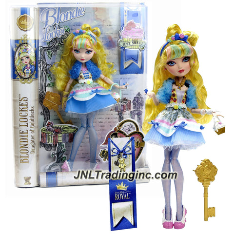 Mattel Year 2014 Ever After High Just Sweet Series 11 Inch Doll Set - Daughter of Goldilocks BLONDIE LOCKES with Purse, Bookmark and Hairbrush