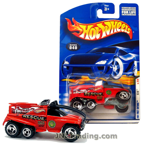 HOT WHEELS - Made In France - Airport Rescue - Red Rare - 1 HOT WHEELS - Made In France - Airport Rescue - Red Rare - 1