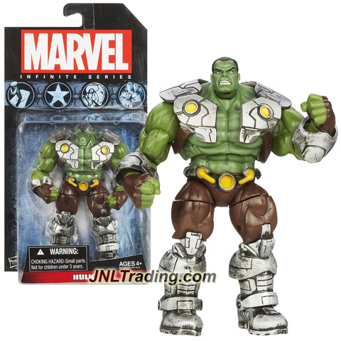 Hasbro Year 2013 Marvel Infinite Series 5 Inch Tall Action Figure - Green HULK with Armor