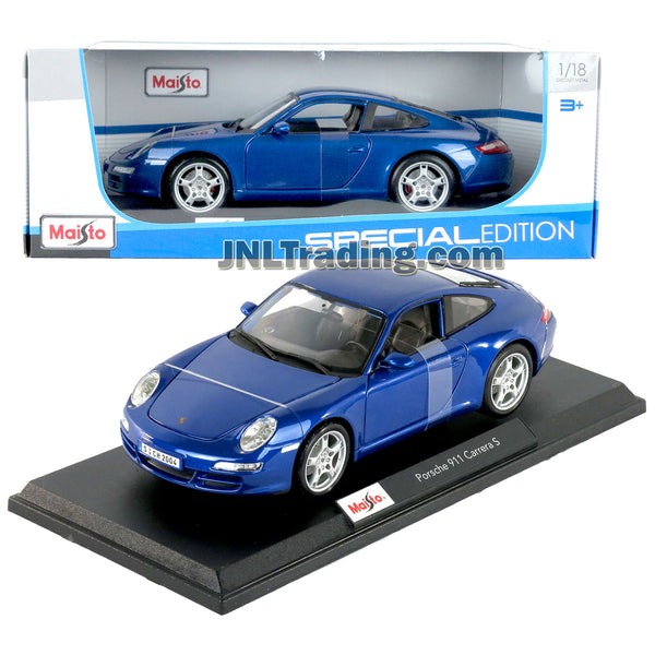 ○ 1/18 Maisto ポルシェ PORSCHE 911 Carrera カレラ 4S Silver 銀色
