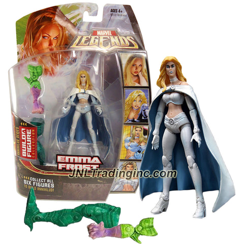 Hasbro Year 2006 Marvel Legends Build A Figure Annihilus Series 6 Inch Tall Action Figure - EMMA FROST with Removable Cape Plus Annihilus' Right Arm and Right Leg