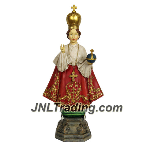 Turtle King Alabastro Religious Home Decor Catholic Saints Series 16 Inch Tall Figurine - INFANT OF PRAGUE CHILD JESUS (D18136)