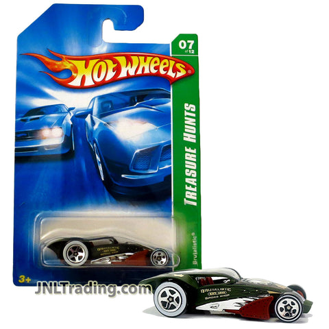 Year 2006 Hot Wheels Treasure Hunts Series 1:64 Scale Die Cast Car Set #7 - Race Car BRUTALISTIC