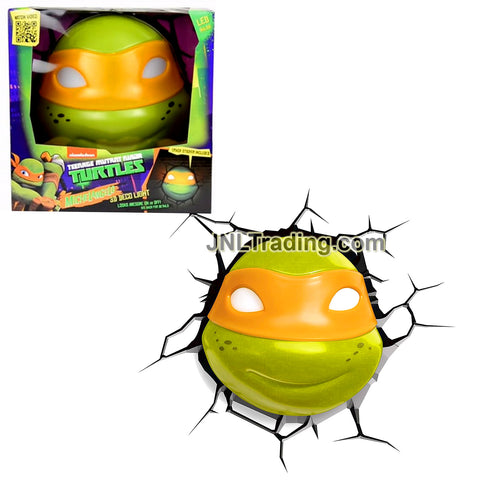 3DLightFX Teenage Mutant Ninja Turtles TMNT Series 3D Deco Night Light - MICHELANGELO HEAD