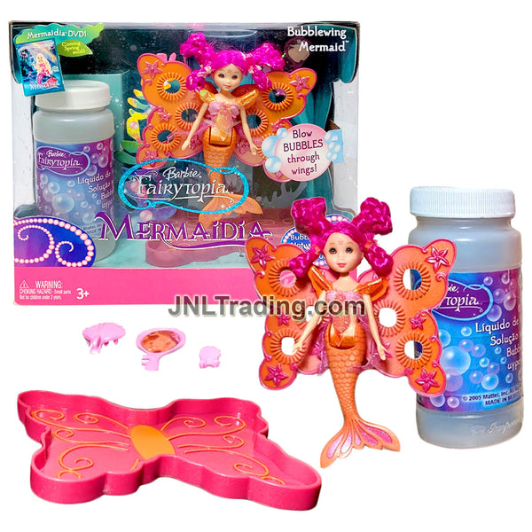 Year 2005 Barbie Fairytopia Mermaidia Series Inch Doll BUBBLEWING – JNL  Trading