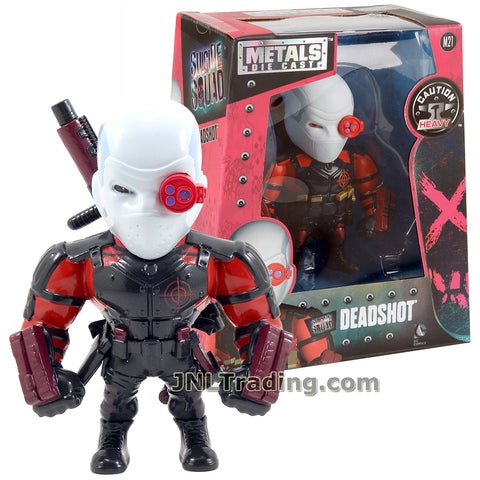 Jada Year 2016 DC Comics Suicide Squad Series 4 Inch Tall Die Cast Metals Figure - M21 DEADSHOT