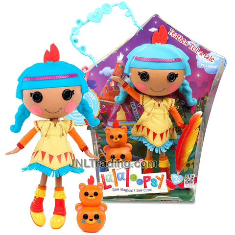 Lalaloopsy Sew Magical! Sew Cute! 12 Inch Tall Button Doll - Feather Tell-a-tale with Pet Totem Bears Plus Bonus Poster Inside